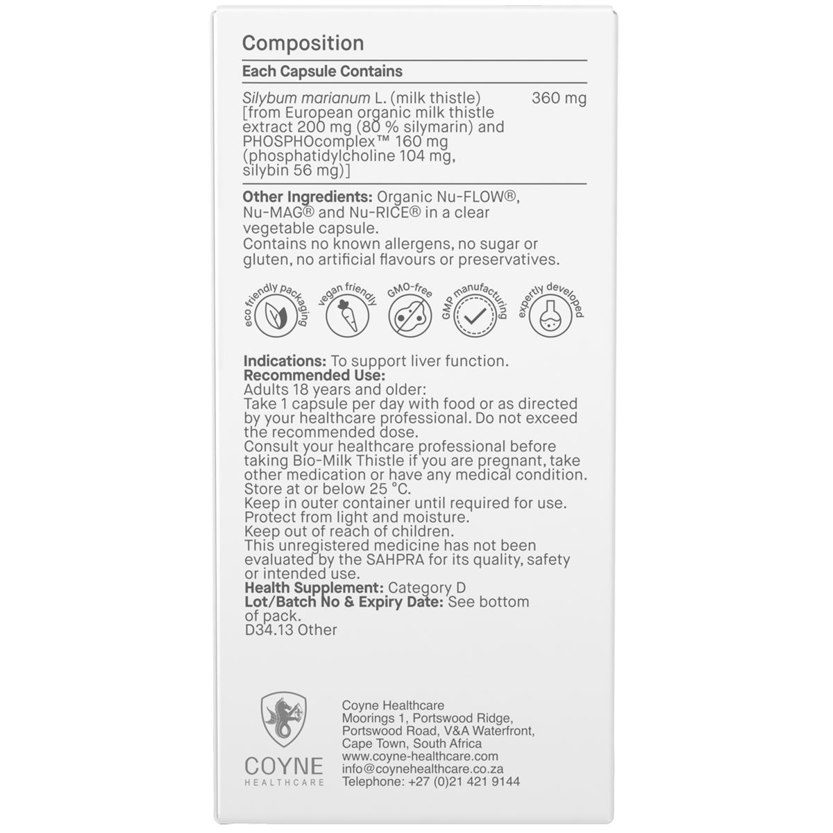Coyne Healthcare Biomax-Vit C Liposomol 730mg 30 Caps 60 Caps