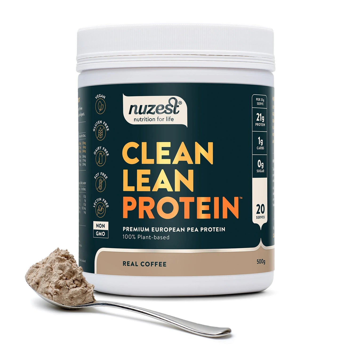 Nuzest Clean Lean Protein Real Coffee 500g, 1KG