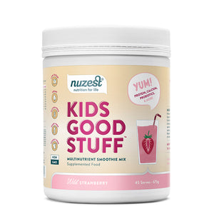 Nuzest Kids Good Stuff Smoothie Mix Wild Strawberry 225g, 675g