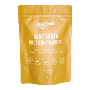 Mitchells Bone Broth Protein Salted Caramel 500g powder